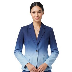 Boston Proper Fade to Blue Women's Blazer Size XL